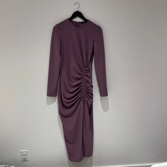 Zara Ruched Dress - Picture 1 of 4